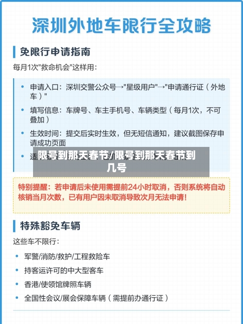 限号到那天春节/限号到那天春节到几号-第2张图片