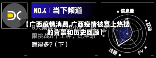 【广西疫情消费,广西疫情被骂上热搜的背景和历史回顾】-第1张图片