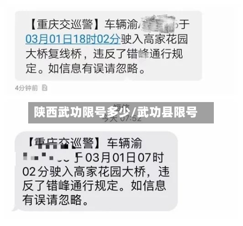陕西武功限号多少/武功县限号-第3张图片