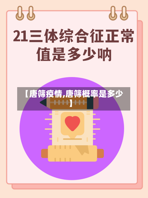 【唐筛疫情,唐筛概率是多少】-第2张图片