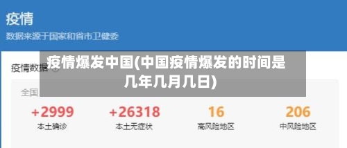 疫情爆发中国(中国疫情爆发的时间是几年几月几日)-第2张图片