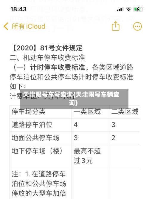 天津限号车号查询(天津限号车辆查询)-第2张图片