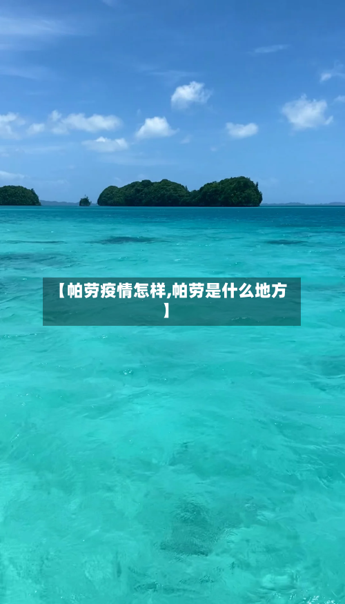 【帕劳疫情怎样,帕劳是什么地方】-第3张图片