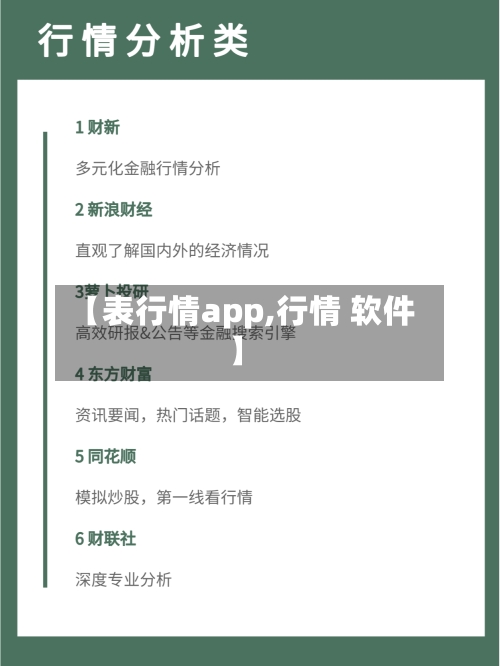 【表行情app,行情 软件】-第2张图片